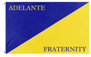 Adelante Fraternity flag (Jared Jobe)