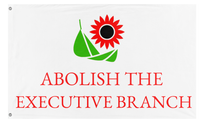 Sunflower Movement - Abolish The Executive Branch flag (Aspen)