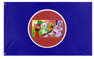 Courtyard china flag (1956-1963)