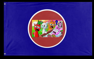 Courtyard china flag (1956-1963)