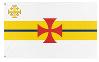 Kingom of Jerusalem alternate flag (Templar)