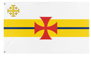 Kingom of Jerusalem alternate flag (Templar)