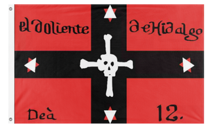 The Doliente Hidalgo flag (Mexican Insurgents In 1812)