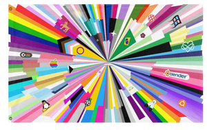 Tech Pride 2023 flag (K. D. Monteiro)