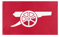 Mighty Gunners flag (Mark Selfe)