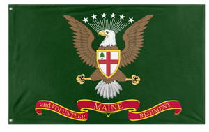2nd Maine Volunteers (windswept) flag (Hastings)
