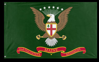 2nd Maine Volunteers (windswept) flag (Hastings)