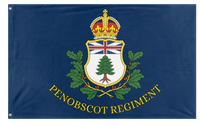 Penobscot Regiment (windswept) flag (penobscot)