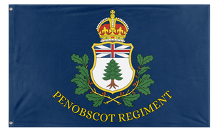 Penobscot Regiment (windswept) flag (penobscot)