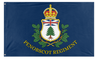Penobscot Regiment (windswept) flag (penobscot)