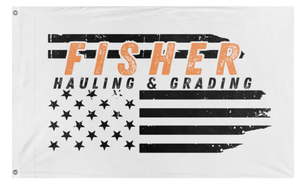 Fisher hauling and grading  flag (Dawn fisher)