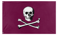 Burgundy Skeleton flag (Rexlandia)