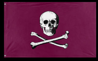 Burgundy Skeleton flag (Rexlandia)