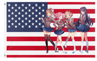 Doki America flag (Ladiesman217)