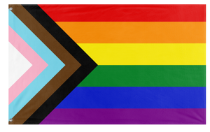 Progress Pride flag (Gilbert Baker And Daniel Quasar )