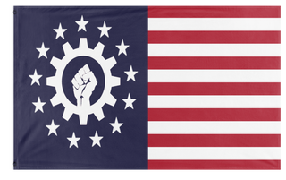 Cog and Fist flag (NukeNerd64)
