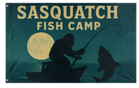 Sasquatch Fish Camp flag (BSwafford)