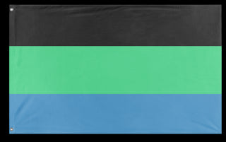 A mockup of the custom flag 'Faiterian Order 1.0 flag' on a white background