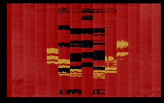 A mockup of the custom flag '111th Airborne flag' on a white background