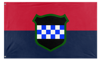 A mockup of the custom flag '99th RD  flag' on a white background