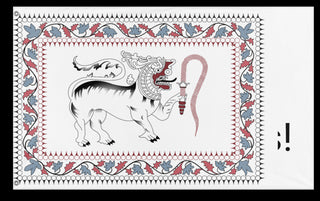 A mockup of the custom flag 'test flag' on a white background