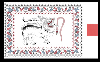 A mockup of the custom flag 'test flag' on a white background