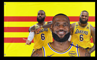 A mockup of the custom flag 'test flag' on a white background