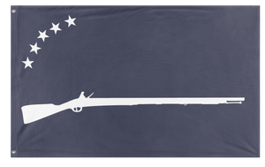 A mockup of the custom flag 'United Steppe Republic flag' on a white background