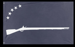 A mockup of the custom flag 'United Steppe Republic flag' on a white background