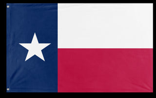 A mockup of the custom flag 'Texas State flag' on a white background