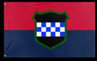 A mockup of the custom flag '99th RD flag' on a white background