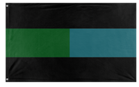 A mockup of the custom flag 'Erperl-Vitalian New Empire flag' on a white background