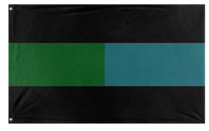 A mockup of the custom flag 'Erperl-Vitalian New Empire flag' on a white background