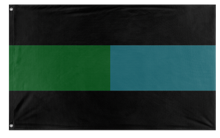 A mockup of the custom flag 'Erperl-Vitalian New Empire flag' on a white background