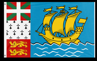 A mockup of the custom flag 'SPEM flag' on a white background