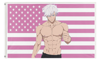 A mockup of the custom flag 'ghhghg flag' on a white background
