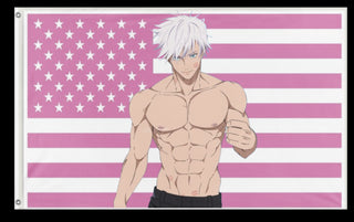 A mockup of the custom flag 'ghhghg flag' on a white background