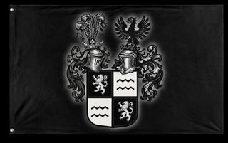 A mockup of the custom flag 'test flag' on a white background