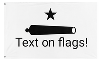 A mockup of the custom flag 'sphinx flag' on a white background