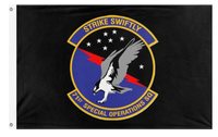 A mockup of the custom flag '71 SOS flag' on a white background