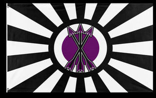 A mockup of the custom flag 'Imperium of Abyssinia  flag' on a white background