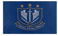 A mockup of the custom flag 'Republic Guard flag' on a white background