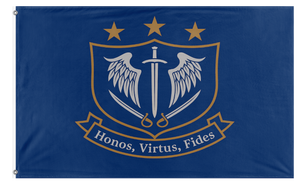 A mockup of the custom flag 'Republic Guard flag' on a white background
