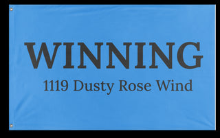 A mockup of the custom flag '1119 flag' on a white background