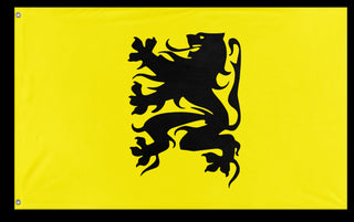 A mockup of the custom flag 'test2 flag' on a white background