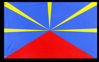 A mockup of the custom flag 'test3 flag' on a white background