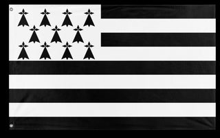 A mockup of the custom flag 'test15 flag' on a white background