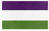 A mockup of the custom flag 'Velaria flag' on a white background