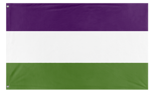 A mockup of the custom flag 'Velaria flag' on a white background
