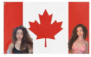 A mockup of the custom flag 'jerebear flag' on a white background